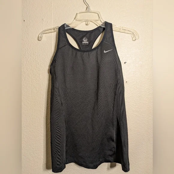 Nike Black Athletic Tank Top Size Large Pre-owned - Picture 2 of 9